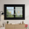 Aluminum Sliding Window Black Stainless Steel Bending Winking