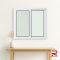 Wonderking White UPVC Sliding Window