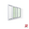 หน้าต่างบานเลื่อนยูพีวีซีสีขาว 3 ช่อง wonderking