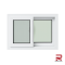UPVC Sliding Window 7.3 White Winstar