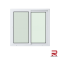UPVC Sliding Window 7.3 White Winstar