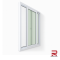 UPVC Sliding Window 7.3 White Winstar