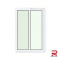 UPVC Sliding Door 7.3 White Winstar