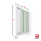 UPVC Sliding Door 7.3 White Winstar