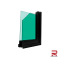Black Winking Sliding Aluminum Door