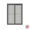 Sahara Grey Aluminum Door