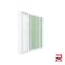 White Winking Sliding Aluminum Door