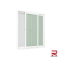 White Winking Aluminum Sliding Window