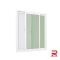 White Winking Aluminum Sliding Window
