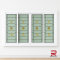 หน้าต่างบานเลื่อนUPVC 4 ช่องมีเหล็กดัด+กระจก 2 ชั้น