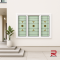 3 UPVC Sliding Windows with Wrought Iron + 2 Layers of Glass