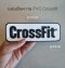 แผ่นข้อความ PVC Crossfit สำหรับติดกระเป๋า หมวก เข็มขัด ออกกำลังกาย