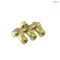 3/4” BRASS 3-WAY SHUT OFF COUPLING WNAVLE