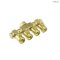 3/4” BRASS 4-WAY SHUT OFF COUPLING WNAVLE