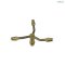 BRASS 2-ARM ROTARY  SPRINKLER