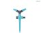 2-ARM PLASTIC CIRCULAR SPRINKLER