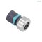 3/4” WATE RSTOP HOSE CONNECTOR WITH TPR COATED AND ALUMINUM CAP