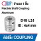 D19L25 Flexible shaft coupling ยอย คัปปลิ้ง ขนาดเพลา 4x4 มม.