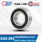 6302-2RS ตลับลูกปืน เม็ดกลม ฝายาง Deep Groove Ball Bearings Seal Type ขนาด 15x42x13 mm.