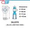 SIL25TK ตลับลูกปืนตาเหลือก ตัวเมีย เกลียวซ้าย INLAID LINER ROD ENDS