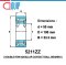 5211ZZ ตลับลูกปืน สัมผัสเชิงมุม 2 แถว แบบฝาเหล็ก (DOUBLE ROW ANGULAR CONTACT BALL BEARING)