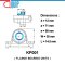KP001 ตลับลูกปืนตุ๊กตา ขนาดเล็ก (FLANGE BEARING UNITS) สำหรับเพลาขนาด 12 mm.