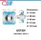 UCF201  ตลับลูกปืนตุ๊กตา สำหรับงานอุตสาหกรรม รอบสูง Bearing Units UCF 201 ( เพลา 12 มม. ) UC201 + F201