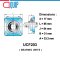 UCF203 ตลับลูกปืนตุ๊กตา สำหรับงานอุตสาหกรรม รอบสูง Bearing Units UCF 203 ( เพลา 17 มม. ) UC203 + F203