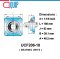 UCF206-18 ตลับลูกปืนตุ๊กตา สำหรับงานอุตสาหกรรม รอบสูง Bearing Units UCF 206-18 ( เพลา 1.1/8 นิ้ว ) UC206 + F206