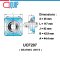 UCF207 ตลับลูกปืนตุ๊กตา สำหรับงานอุตสาหกรรม รอบสูง Bearing Units UCF 207 ( เพลา 35 มม. ) UC207 + F207