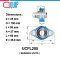 UCFL205 ตลับลูกปืนตุ๊กตา สำหรับงานอุตสาหกรรมทั่วไป Bearing Units UCFL 205 ( เพลา 5 มม. ) UC205+ FL205