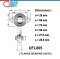 UFL005 ตลับลูกปืนตุ๊กตา ขนาดเล็ก ( BEARING UNITS ) สำหรับเพลา 25 มม.