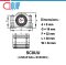 SC8UU  ลิเนียร์แบริ่งสไลด์ บล็อคสไลด์ SC (LINEAR BALL BUSHING) ขนาด 8 mm.
