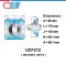 UCF212 ตลับลูกปืนตุ๊กตา สำหรับงานอุตสาหกรรม รอบสูง Bearing Units UCF 212 ( เพลา 60 มม. ) UC212+ F212