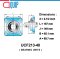UCF213-40 ตลับลูกปืนตุ๊กตา สำหรับงานอุตสาหกรรม รอบสูง Bearing Units UCF 213-40 ( เพลา 2.1/2 นิ้ว. ) UC213+ F213