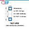 1621-2RS Deep Groove Ball Bearings Seal Type