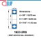 1623-2RS Deep Groove Ball Bearings Seal Type