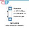 1633-2RS Deep Groove Ball Bearings Seal Type