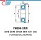 F6800-2RS FLANGED BALL BEARING Seal Type