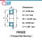 FR3ZZ MINIATURE FLANGED BALL BEARINGS