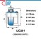 UC201 LDK ตลับลูกปืนตุ๊กตา Bearing Units ขนาด 12 มม.