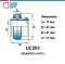 UC203 LDK ตลับลูกปืนตุ๊กตา Bearing Units ขนาด 17 มม.