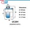 UC204 LDK ตลับลูกปืนตุ๊กตา Bearing Units ขนาด 20 มม.