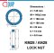 KM28 (AN28) LOCK NUT แป้นเกลียวล็อค M140x2