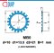 MB0 UBC (AW00) LOCK WASHER แหวนจักร / พับล็อค