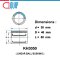KH3050 ลิเนียร์แบริ่งสไลด์ ลิเนียร์บุชชิ่ง LINEAR BALL BUSHING
