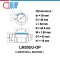 LM30UU-OP ลิเนียร์แบริ่งสไลด์ ลิเนียร์บุชชิ่ง LINEAR BALL BUSHING Open Type