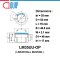 LM35UU-OP ลิเนียร์แบริ่งสไลด์ ลิเนียร์บุชชิ่ง LINEAR BALL BUSHING Open Type