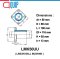 LMK50UU LINEAR BALL BUSHING LMK Type ลิเนียร์แบริ่งสไลด์