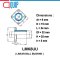 LMK8UU LINEAR BALL BUSHING LMK Type ลิเนียร์แบริ่งสไลด์